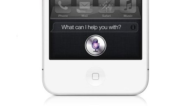 Siri on an iPhone